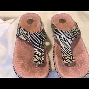Zebra sandals